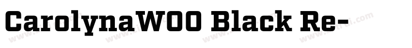 CarolynaW00 Black Re字体转换 CarolynaW00 Black Re字体转换